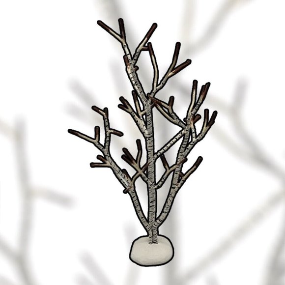 Department 56 Village Winter Birch Tree In original Box, Vintage 1990 Retired - Picture 9 of 16